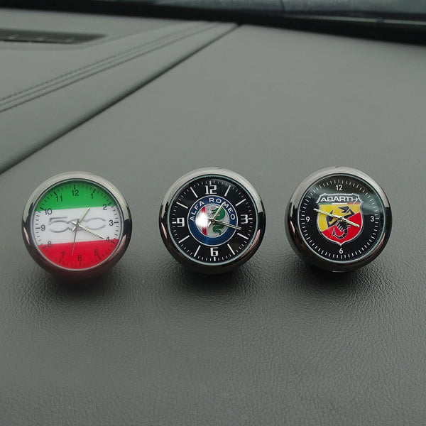 High Quality Car Decoration Electronic Meter Car Clock Timepiece Auto Interior Ornament FOR Fiat 500 abarth Car accessories